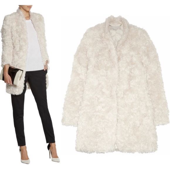 Stella McCartney Jackets & Blazers - ⭐️Stella McCartney Mohair-Blend Faux Fur Coat⭐️